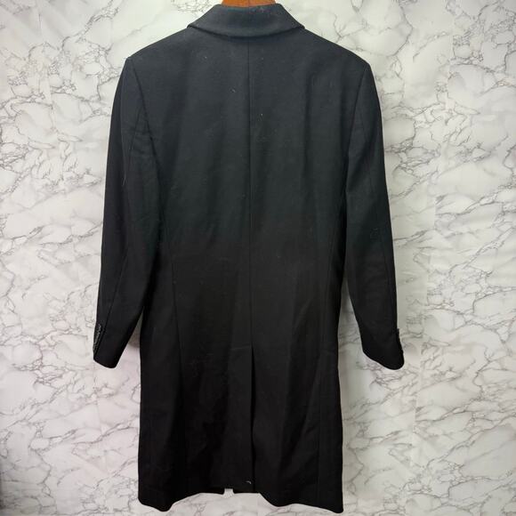 Michael Kors Men’s Coat sz 40R Overcoat Wool Black - Picture 4 of 9